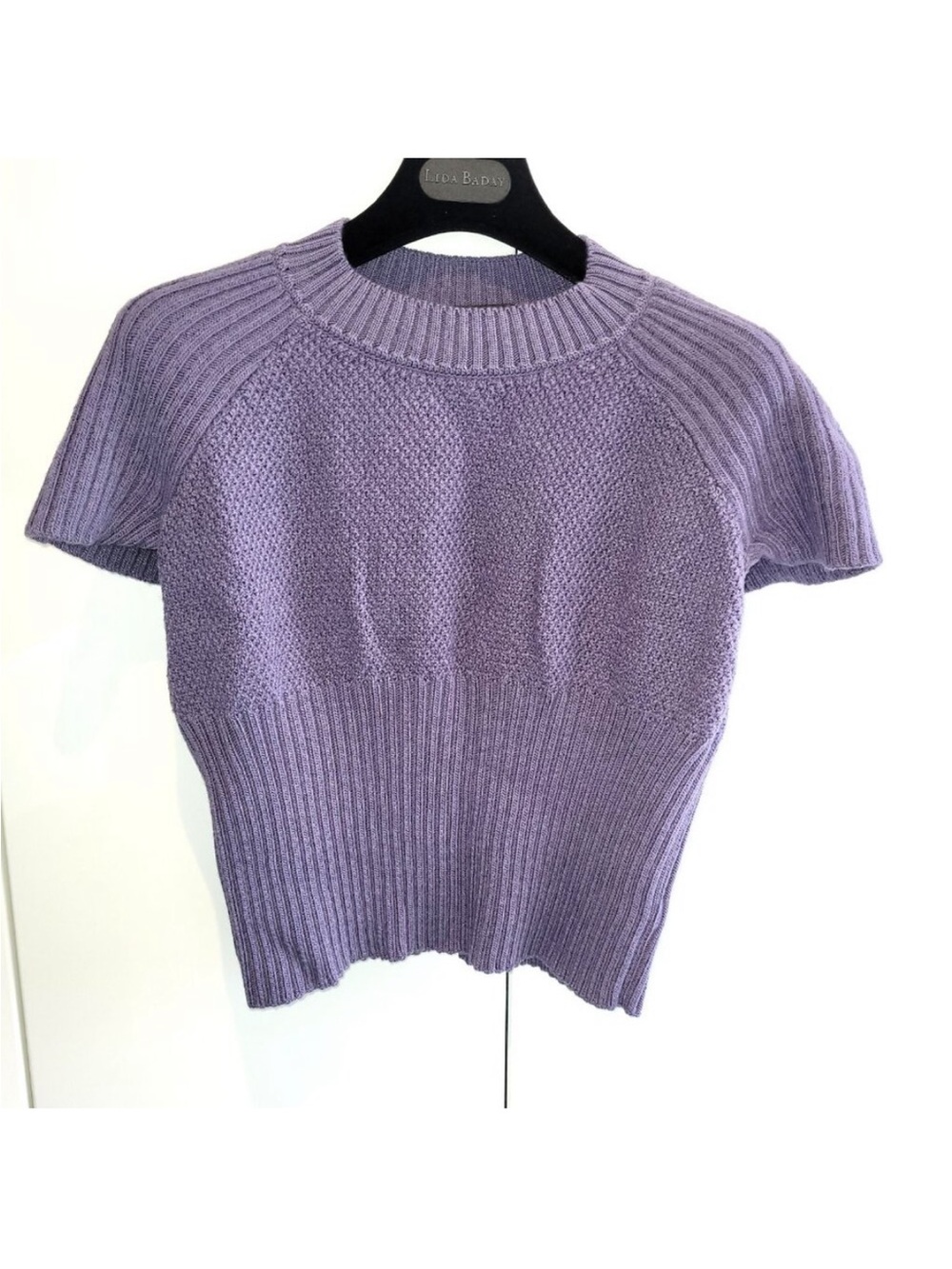 St. John Lavender Knit Top
